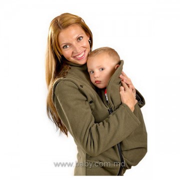 Демисезонная куртка-жилетка 2в1: беременность, слингоношние (ТМ Мамасик)